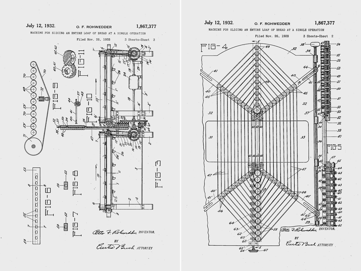 صورة توضيحية للنموذج الأولى الأصلي لآلة (رويدر)