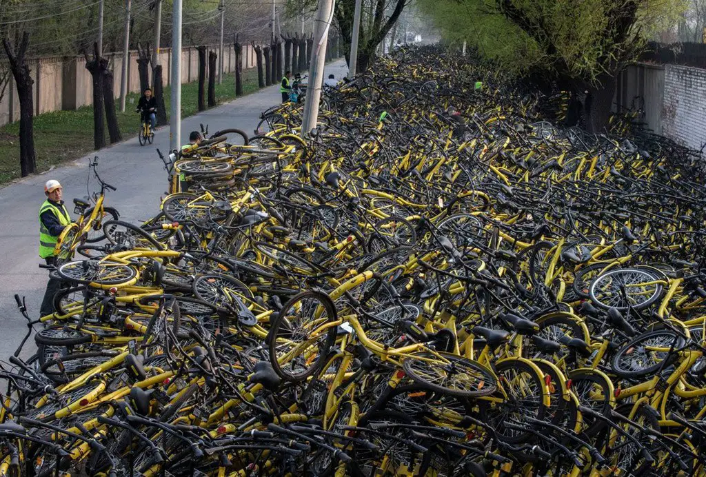 مقابر الدراجات المهجورة في الصين
