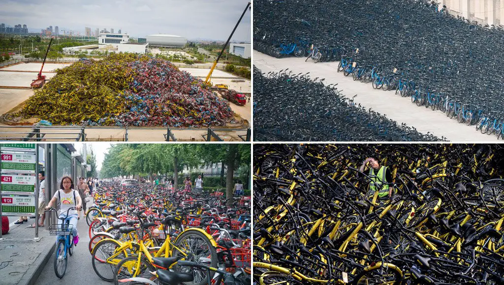 مقابر الدراجات الهوائية في الصين