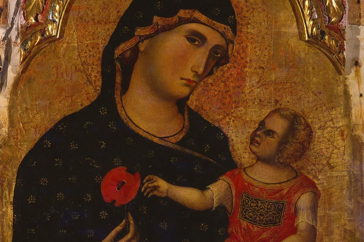 رسمت هذه اللوحة في سنة 1333 من طرف (باولو فينيزيانو) بعنوان: "مادونا وطفلها".