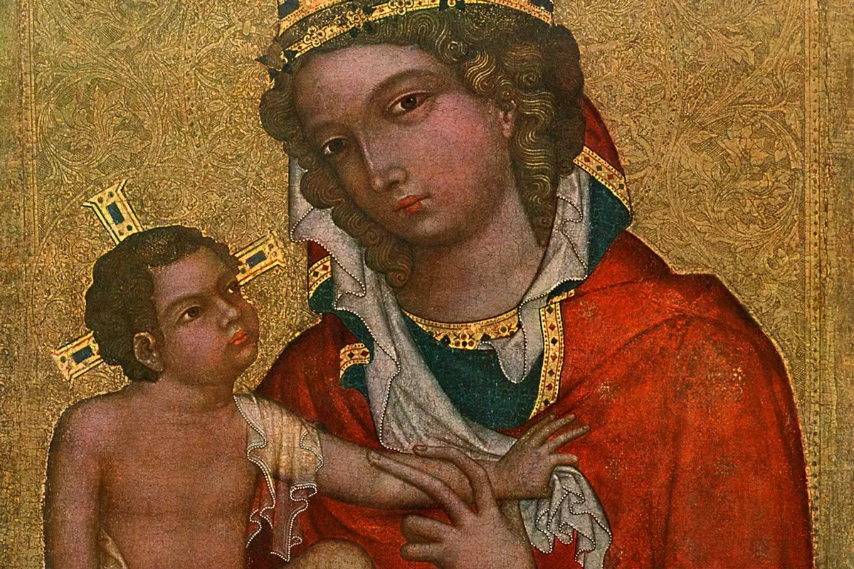 لوحة «عذراء فيفيري» عام 1350 - 