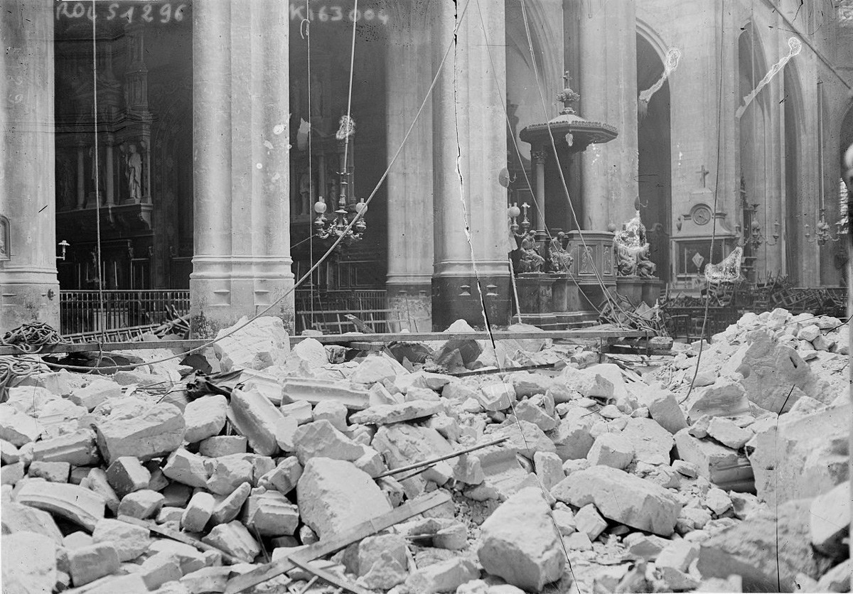 صورة من القصف الألماني على باريس يوم 29 مارس 1918 - صورة: Agence Rol / WikiCommons