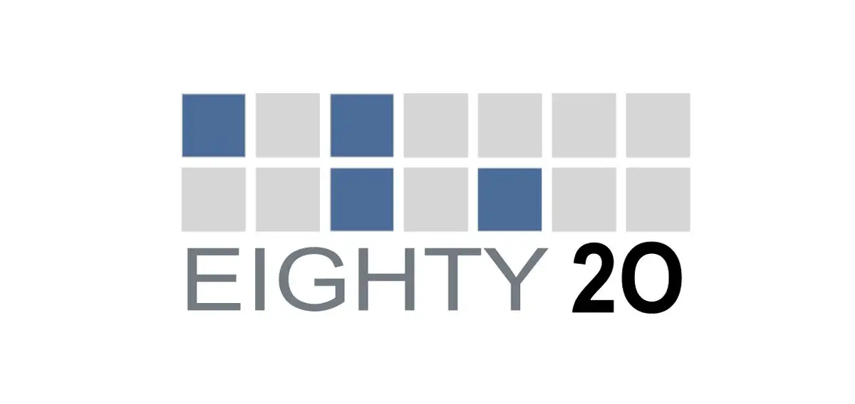 شعار شركة Eighty20 يتضمن اسمها بشكل آخر