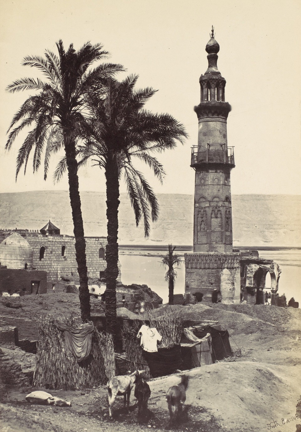 جرجا، في محافظة سوهاج في جنوب مصر، سنة 1857.