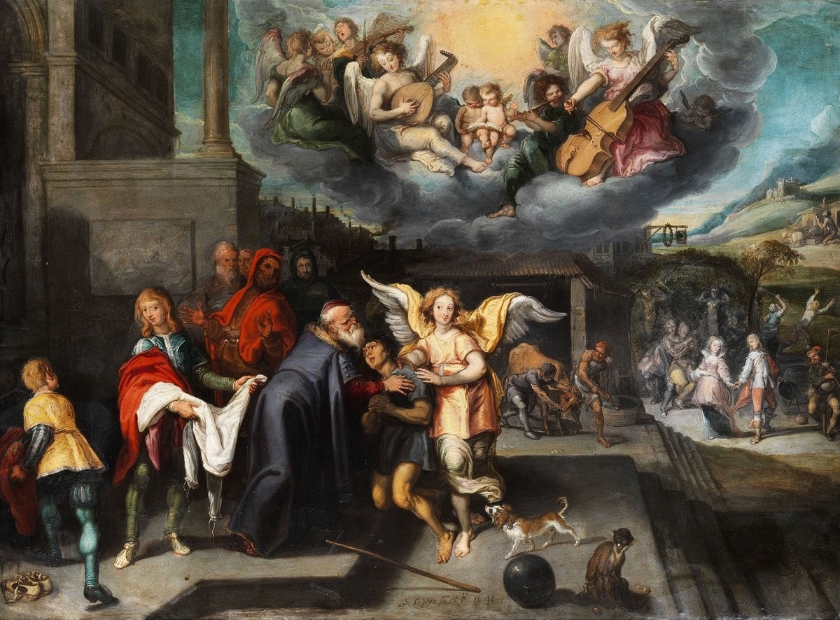 لوحة «عودة الإبن الضال» للرسام (سيمون دي فوس) سنة 1641. 