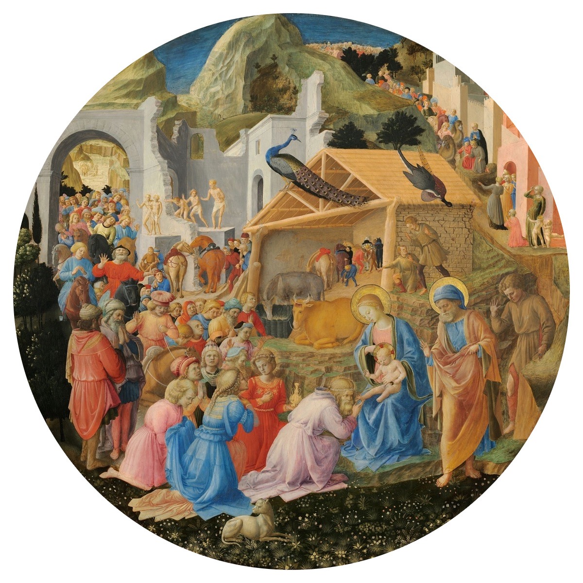 رسمها (فرا أنجيليكو) و(فيليبو ليبي) بين سنتي 1440 و60، وهي لوحة من الفن المسيحي بعنوان «افتتان المجوس».