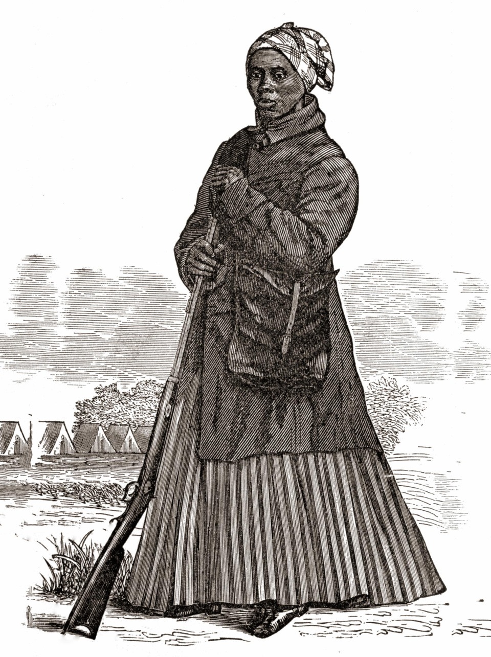 صورة لـ(توبمان) وهي في ثياب الحرب الأهلية. صورة: W.J. Moses/Wikimedia Commons
