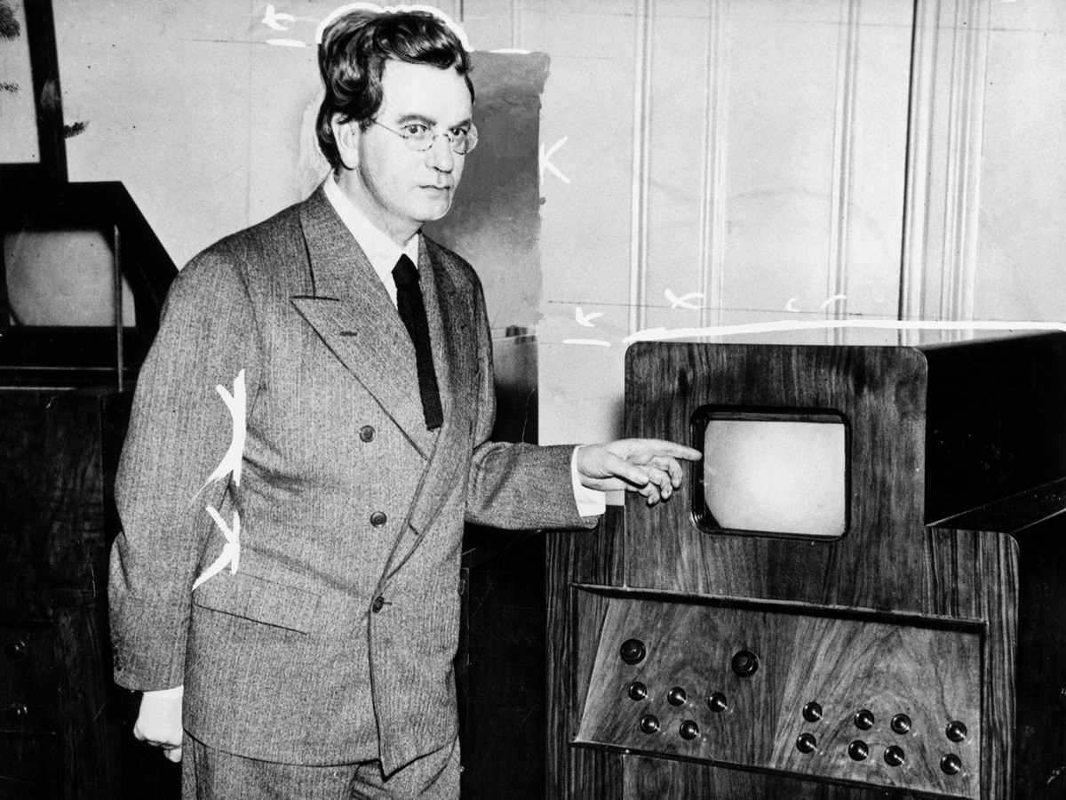 تصميم تلفاز (إيميفيزور) في ثلاثينات القرن العشرين. صورة: Science & Society Picture Library/Getty Images