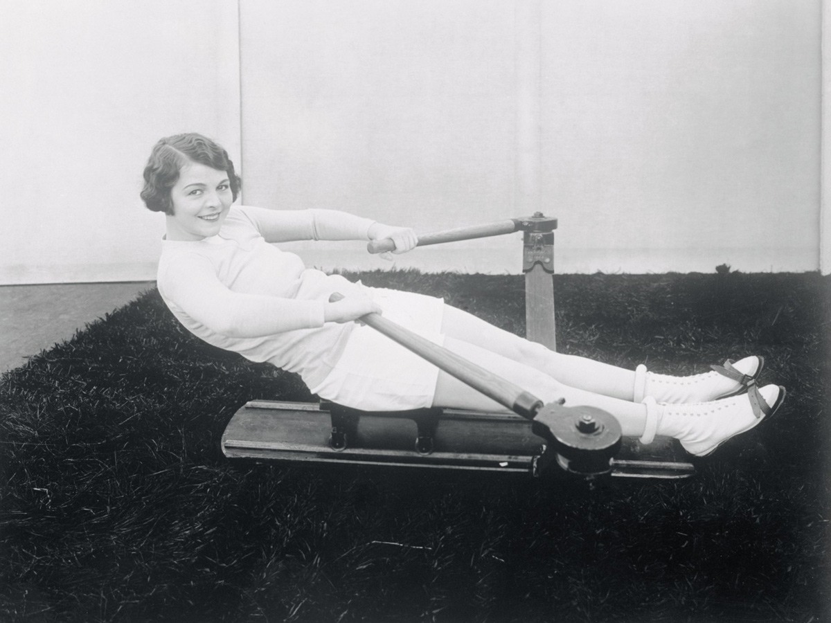 آلة التجذيف في عام 1925. صورة: Bettmann/Getty Images