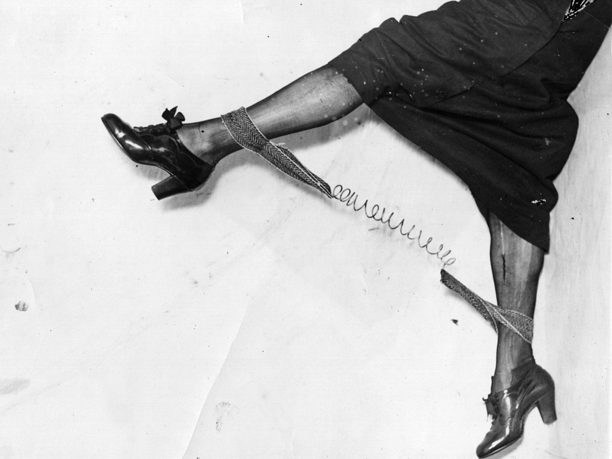 نابض مقاوم مخصص للساقين. صورة: Hulton Archive/Getty Images