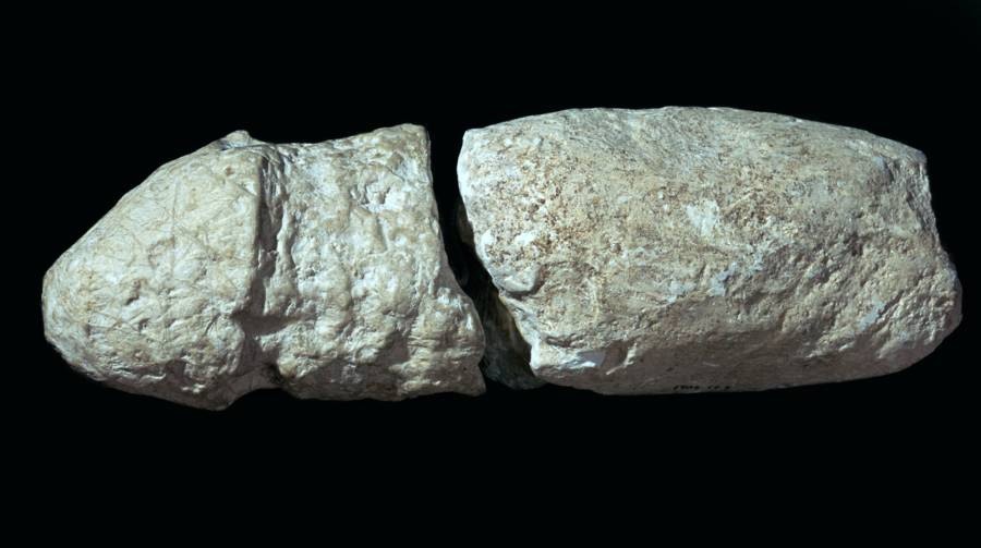 قضيب اصطناعي منحوت من الجبس يعود تاريخه إلى سنة 28 ألف قبل الميلاد، يعرض حاليا في متحف مقاطعة (دورسيت) في إنجلترا.