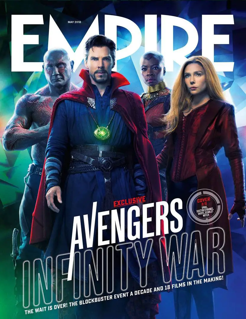 صورة الممثلة (إليزابيث أولسن) في غلاف فيلم Avengers: Infinity War الذي نُشر على مجلة (إمباير) يسبب لها نوبة من الغضب