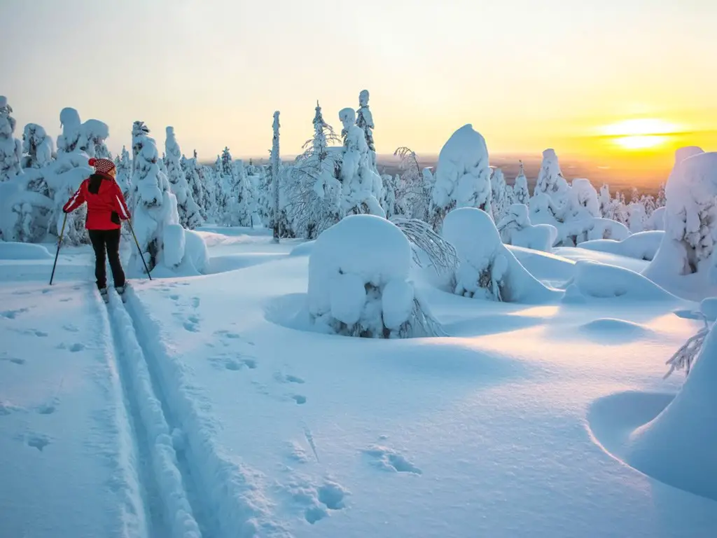 التزلج في فنلندا