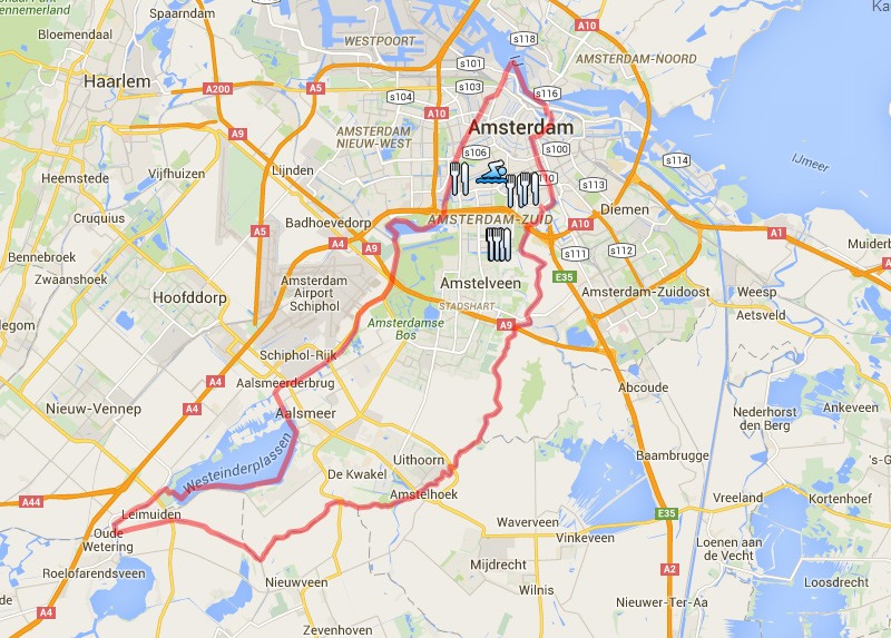 خريطة (إرّوف) في أمستردام.