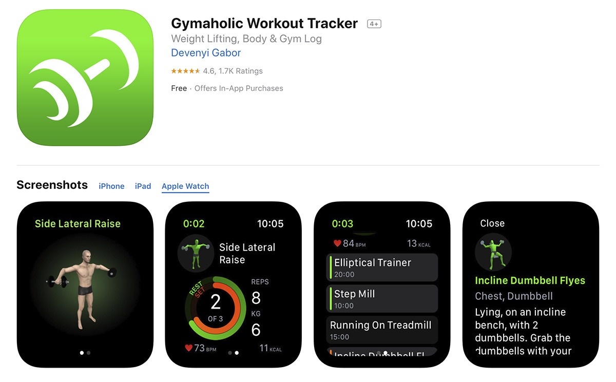 تطبيق Gymaholic Workout Tracker