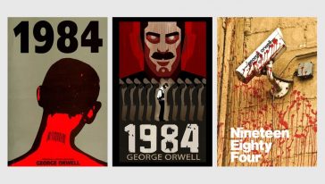 تطور غلاف رواية 1984 –من إبداع جورج أورويل– عبر الزمن
