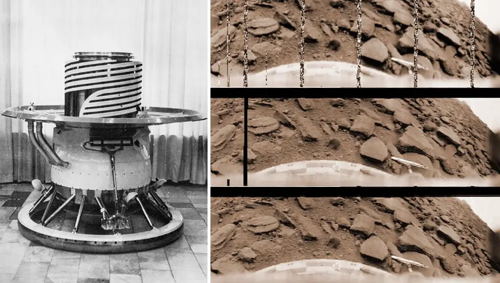 مسبار فينيرا 9 والصور التي التقطها لسطح كوكب الزهرة.