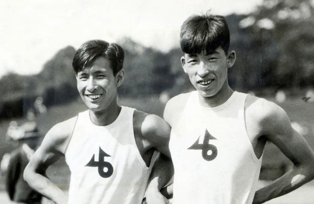 صورة للرياضيين اليابانيين.