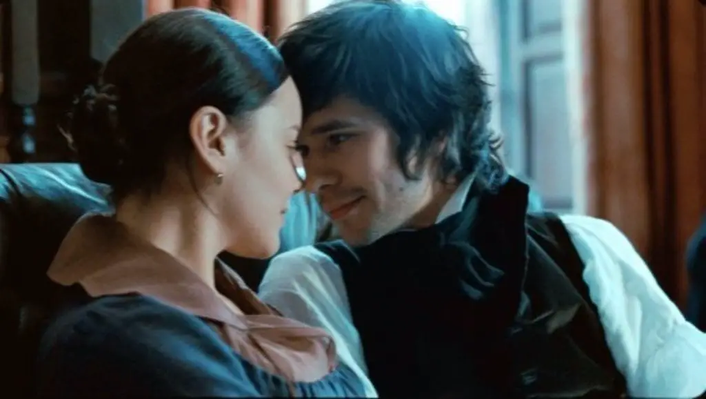 صورة من فيلم بعنوان ”النجم المشرق“ يتناول قصة العشيقين، تم إننتاجه سنة 2009
