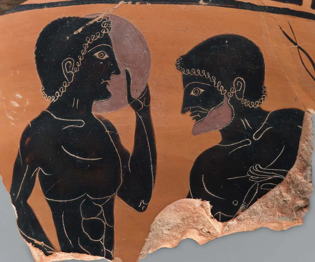 كان المرشدون جزءاً مهماً جداً في حياة الذكور في اليونان القديمة.