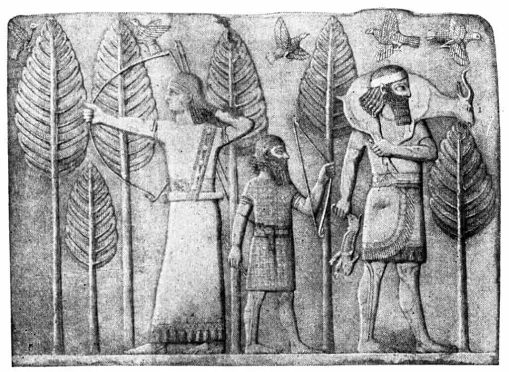 لوح من الإمبراطورية الآشورية القديمة