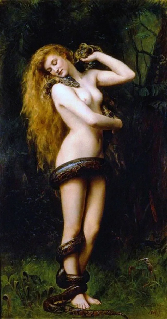 (ليليث)، للرسام (جون كولير) عام 1892.