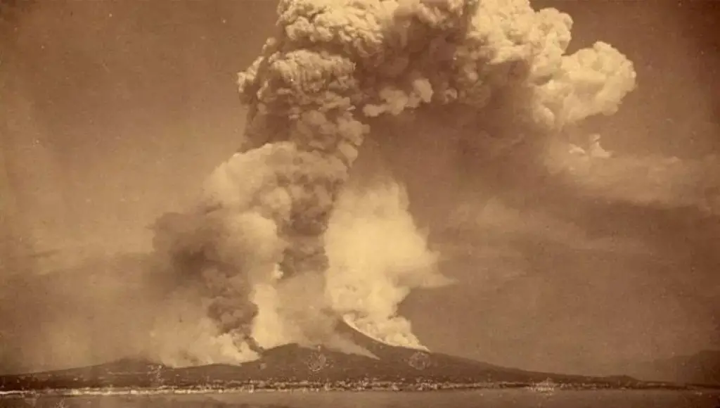 ثوران بركان (كراكاتوا) سنة 1883
