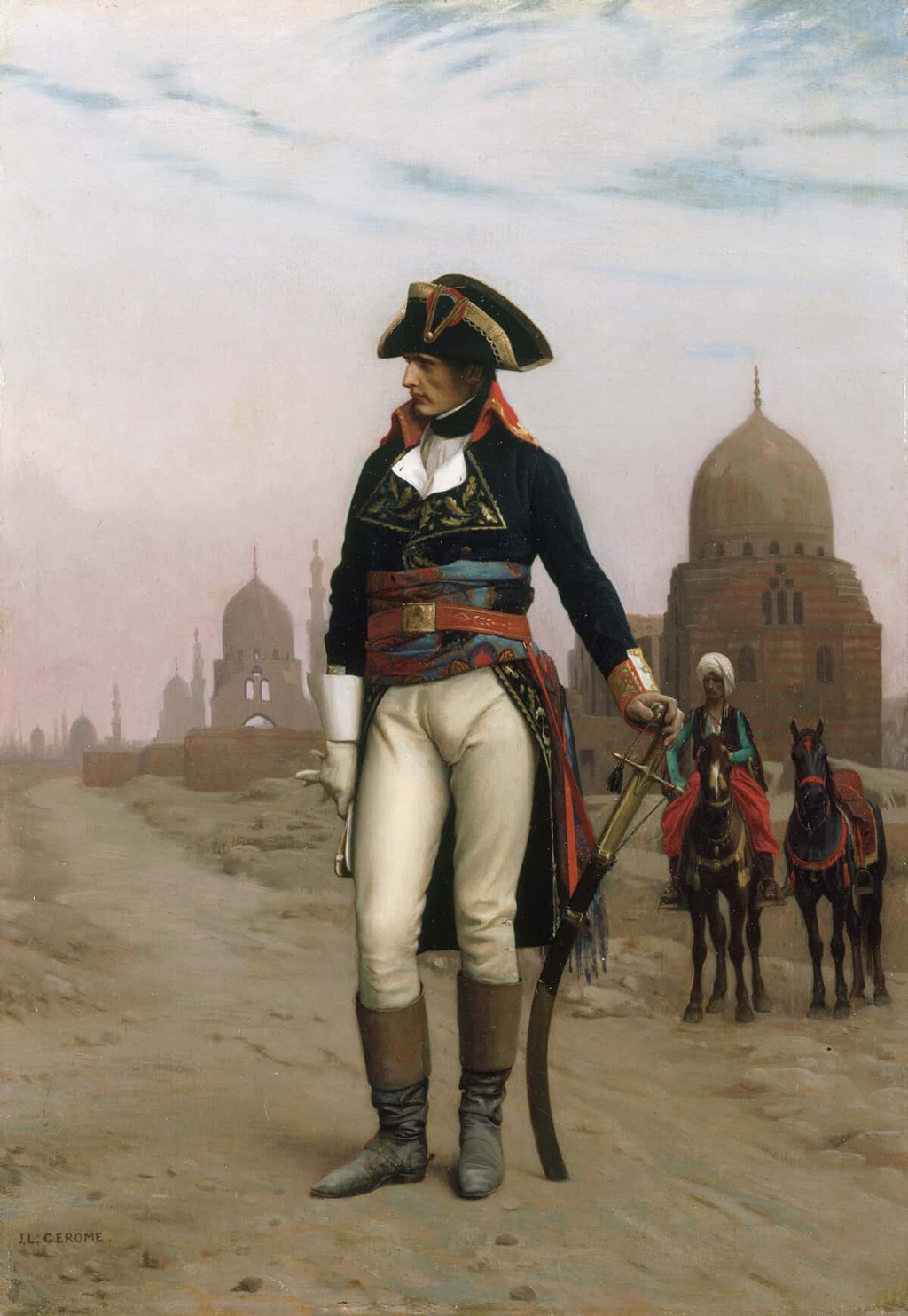 (نابليون) في القاهرة، لوحة بريشة (جون ليون جيروم).