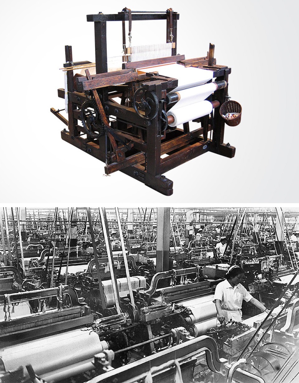 النول الآلي أول منتجات شركة تويوتا. صورة: toyota material handling india