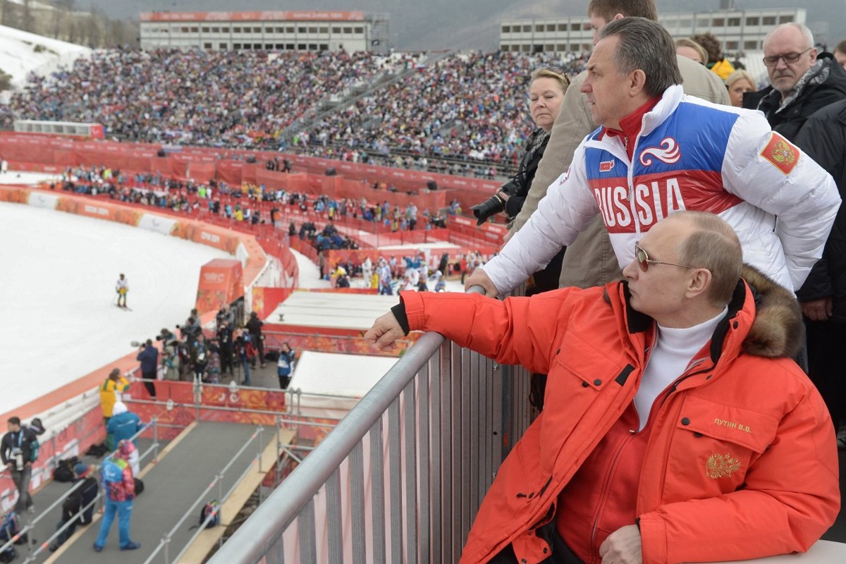 بوتين يشاهد الألعاب الأولمبية