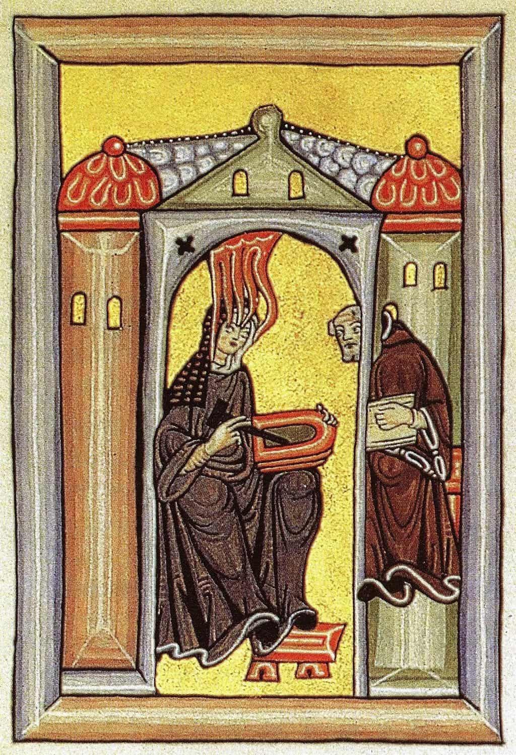 كانت (هيلدغارد) من (بينغر) فيلسوفة، وقديسة مسيحية، ورائدة في علوم الطب في العصور الوسطى.
