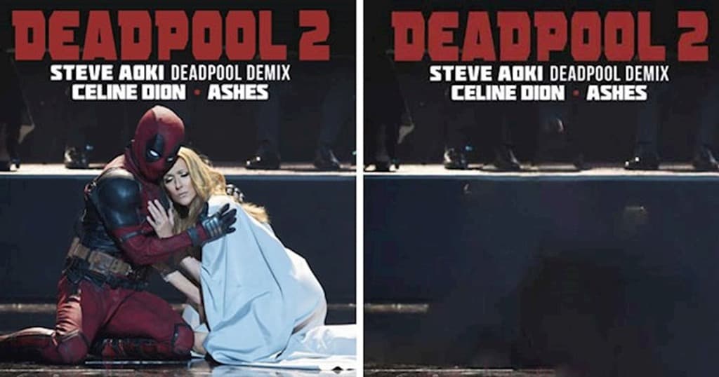 غلاف أغنية Ashes Steve Aoki Deadpool Demix