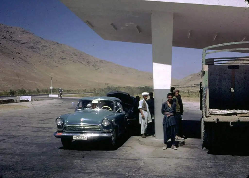 محطة وقود في كابول