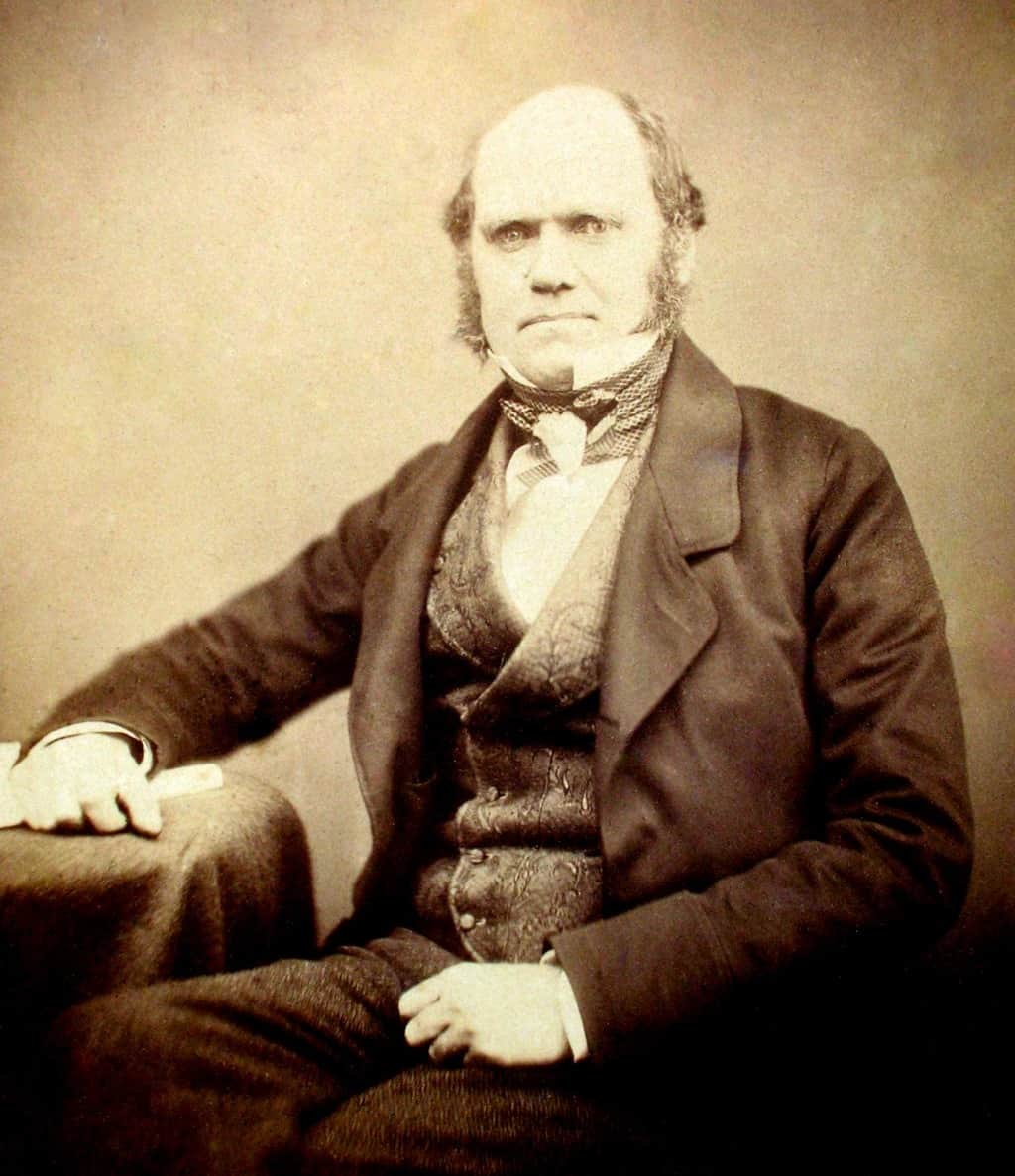 تشارلز داروين حوالي سنة 1855.