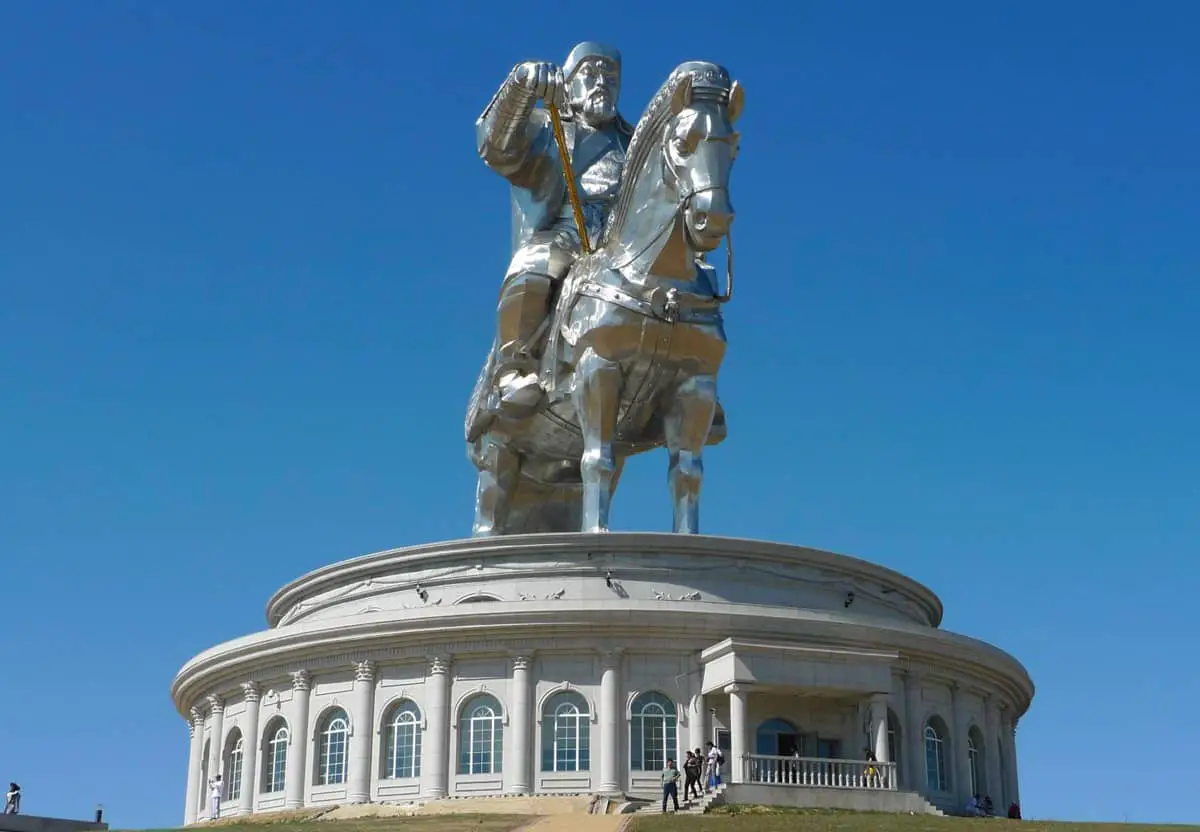 تمثال تذكاري لـ(جنكيز خان). صورة: Wikimedia Commons
