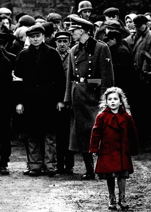 لقطة من فيلم schindler's list