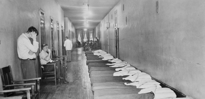 مستشفى للمجانين من القرن الماضي