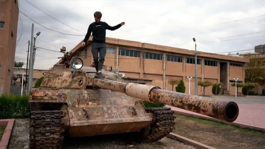 شاب أوروبي يزور كردستان العراق