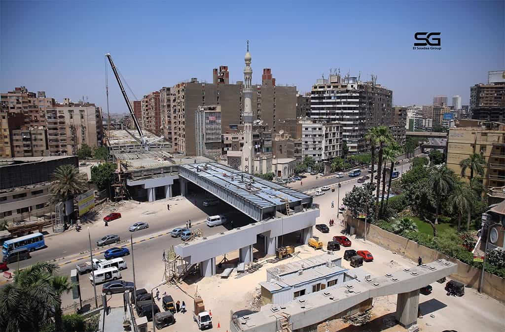 جسر ترعة الزمر السريع في القاهرة.