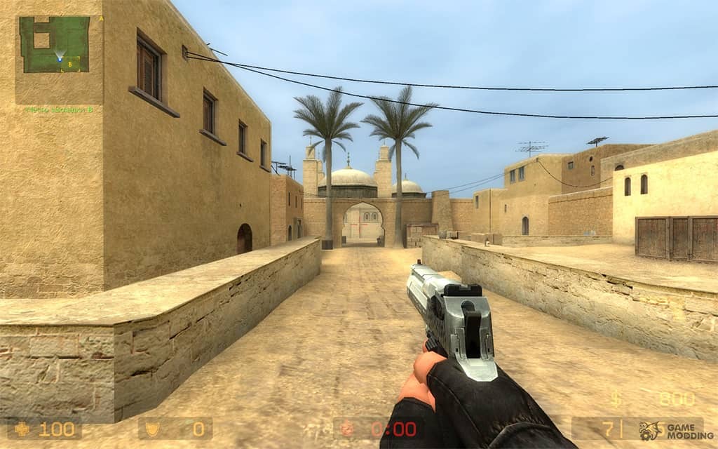 مسدس Desert Eagle في لعبة (كاونتر سترايك) إصدار Source