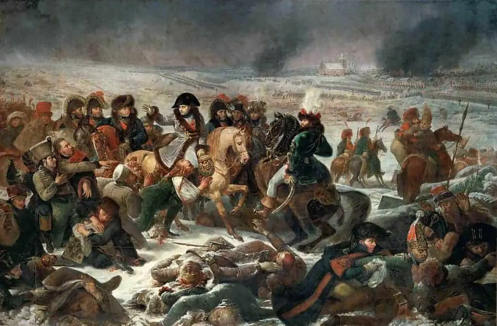 نابليون في معركة آيلاو.