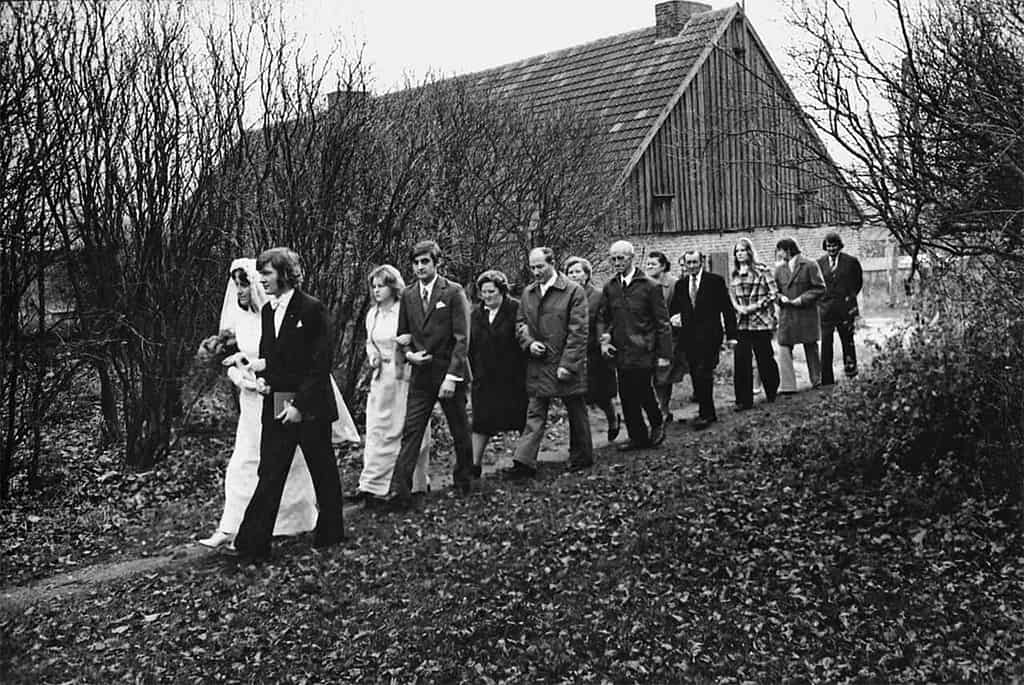 حفل زفاف في ألمانيا الشرقية.