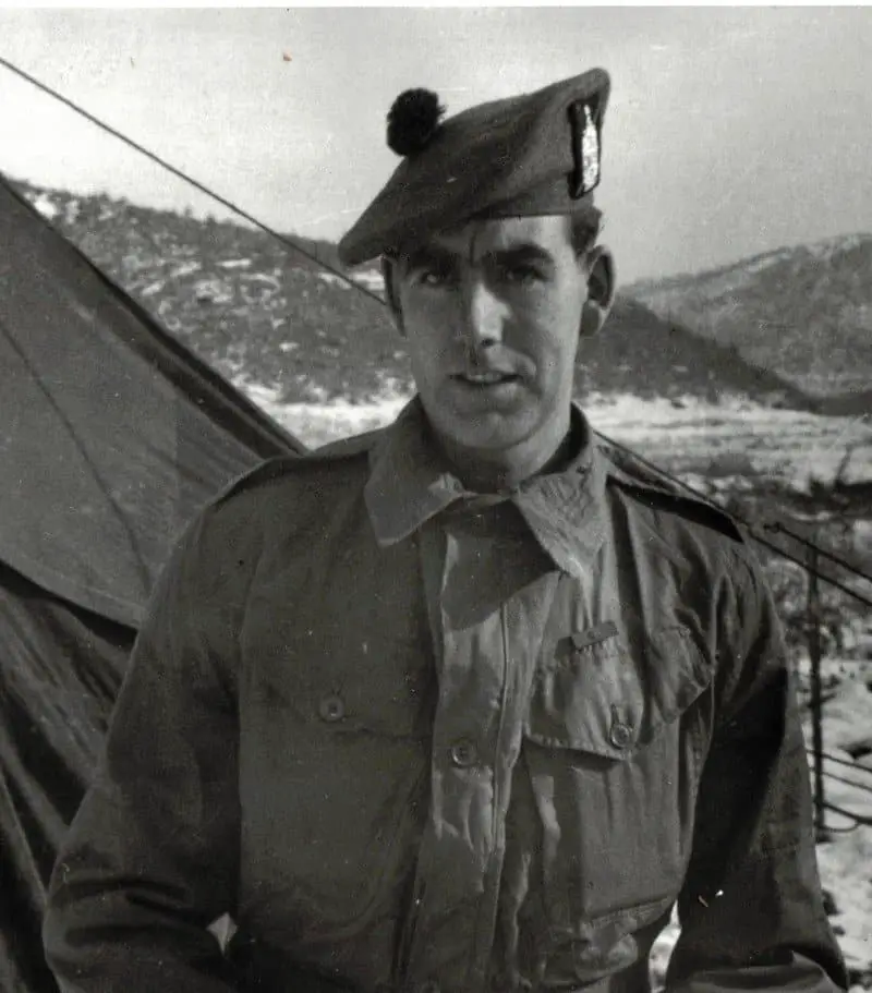 الرقيب (بيل سبيكمان) خلال الحرب الكورية.