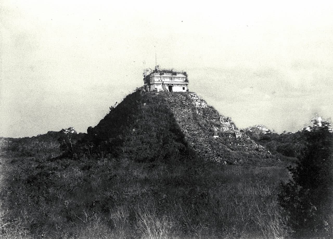 معبد آل كاستيلو سنة 1892. صورة: wikimedia