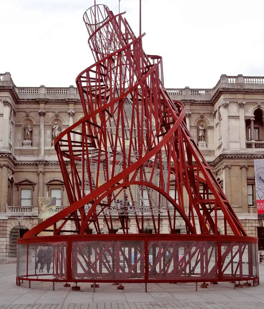 نموذج لبرج تاتلين في الأكاديمية الملكية للفنون بلندن (حقوق الصورة: zoer/Flicker).