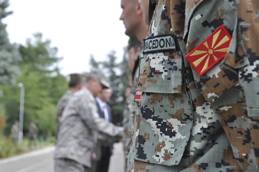 قوات مقدونيا الشمالية.