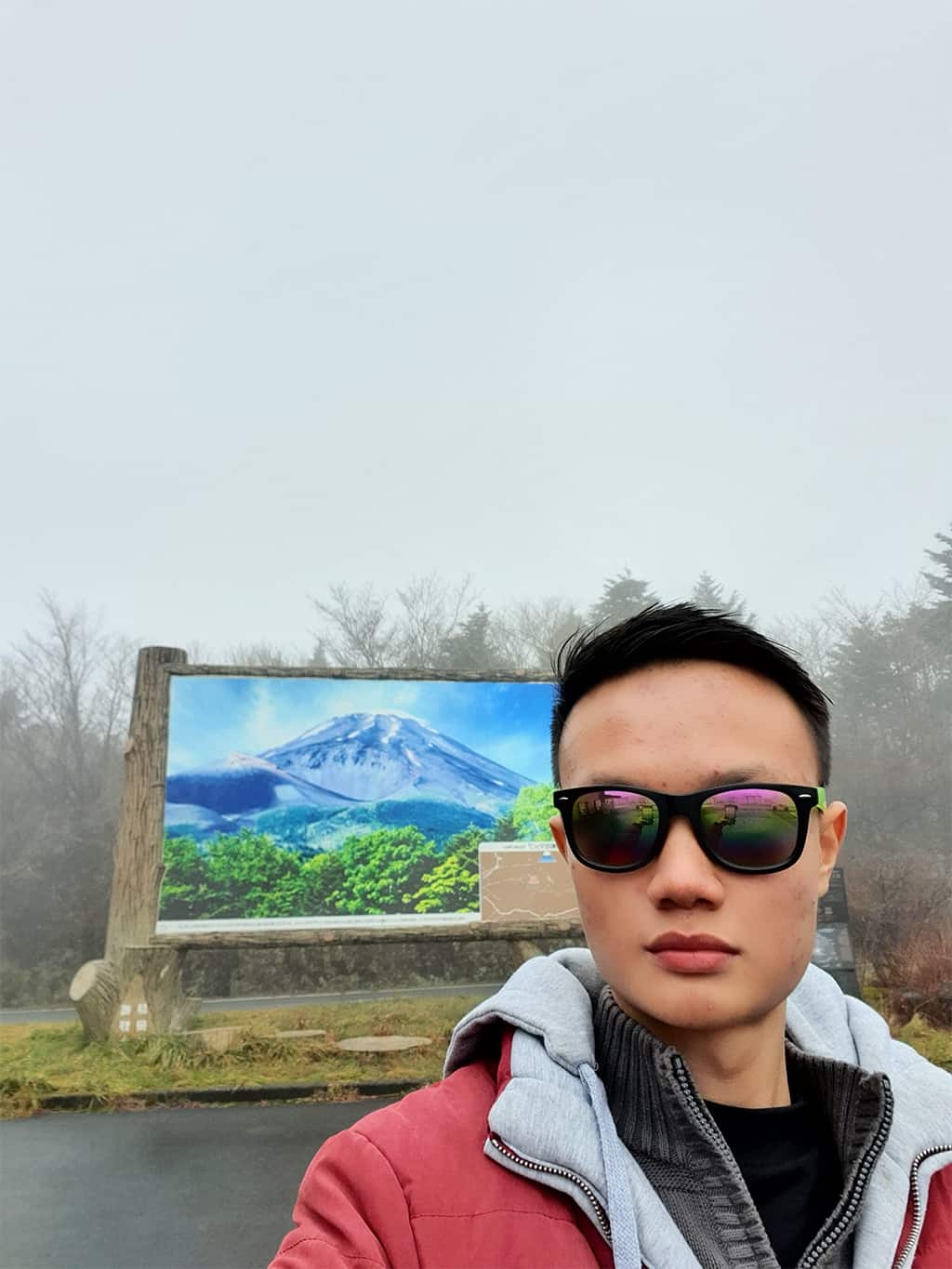 28- زرتُ جبل فوجي للمرة الأولى. كان المشهد خلاباً