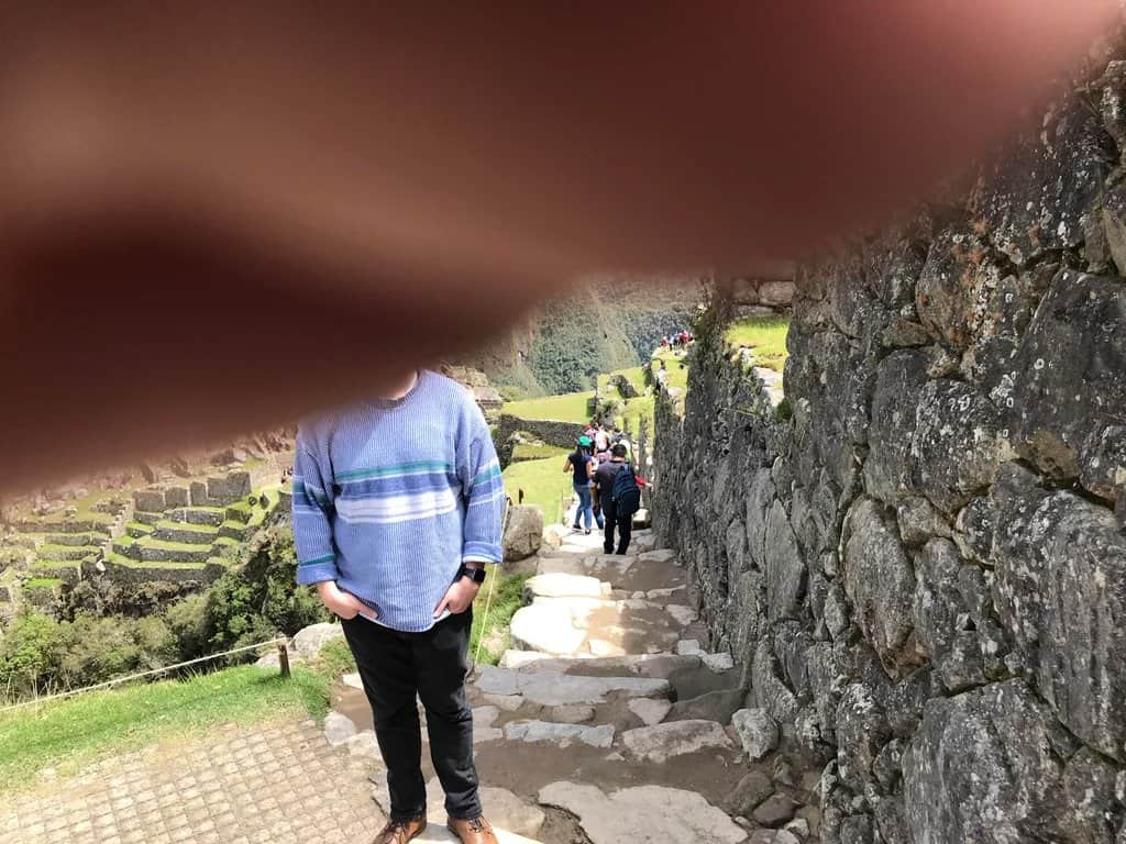 5- التقط والدي صورتي هذه في Machu Picchu