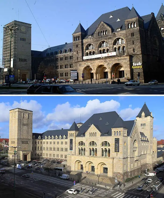 2. تقع هذه القلعة في مدينة بوزنان في بولندا، تبدو أجمل بعد تنظيفها